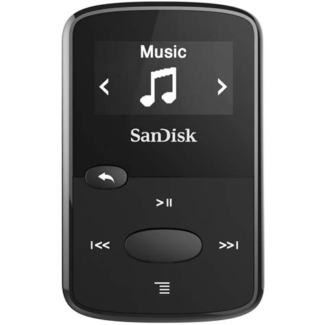 SanDisk 8GB Clip Jam MP3 Player, Black .